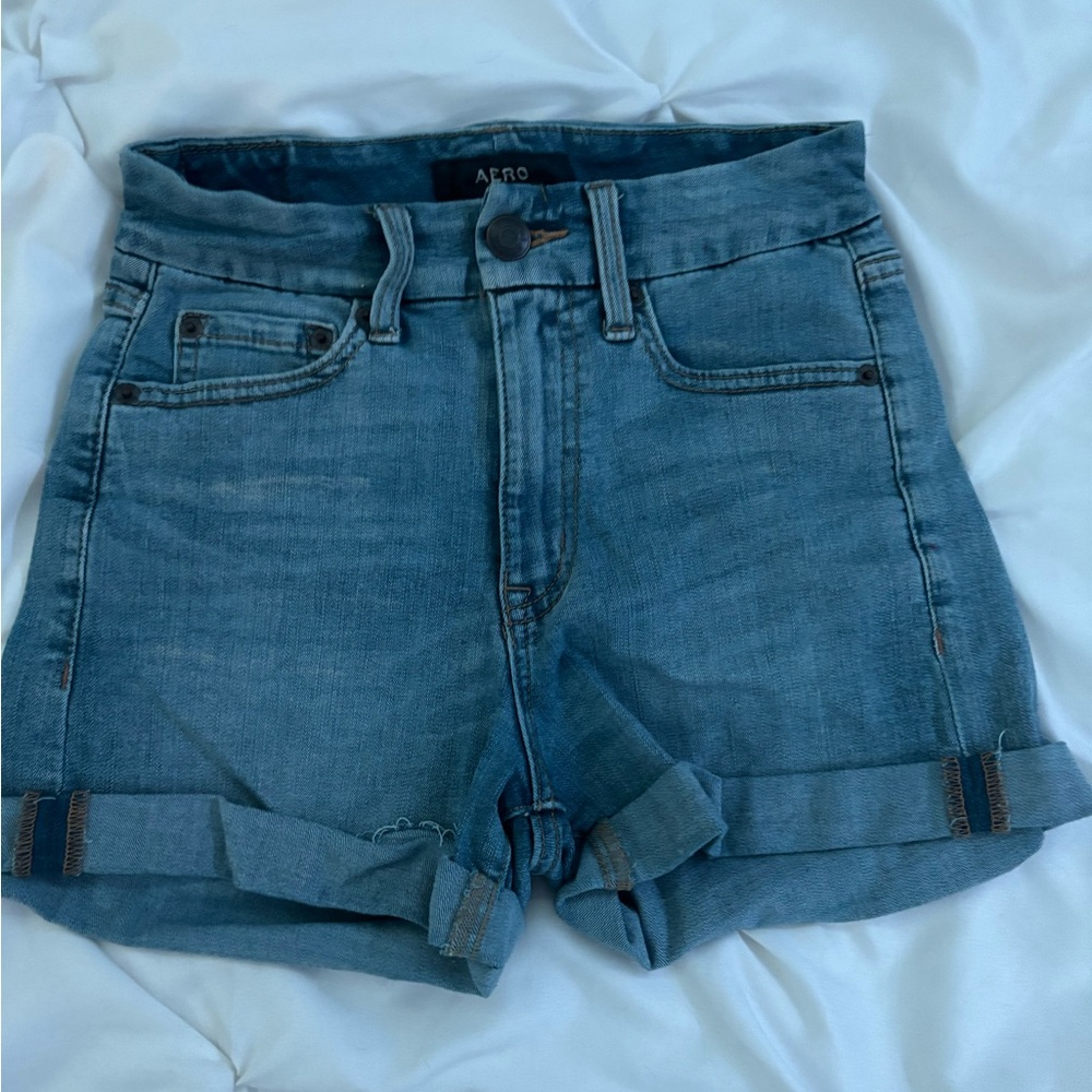 Aeropostale High Waisted Denim Short